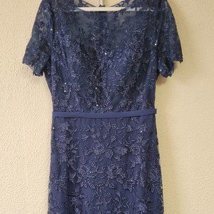 Drk Blue Lace dress
